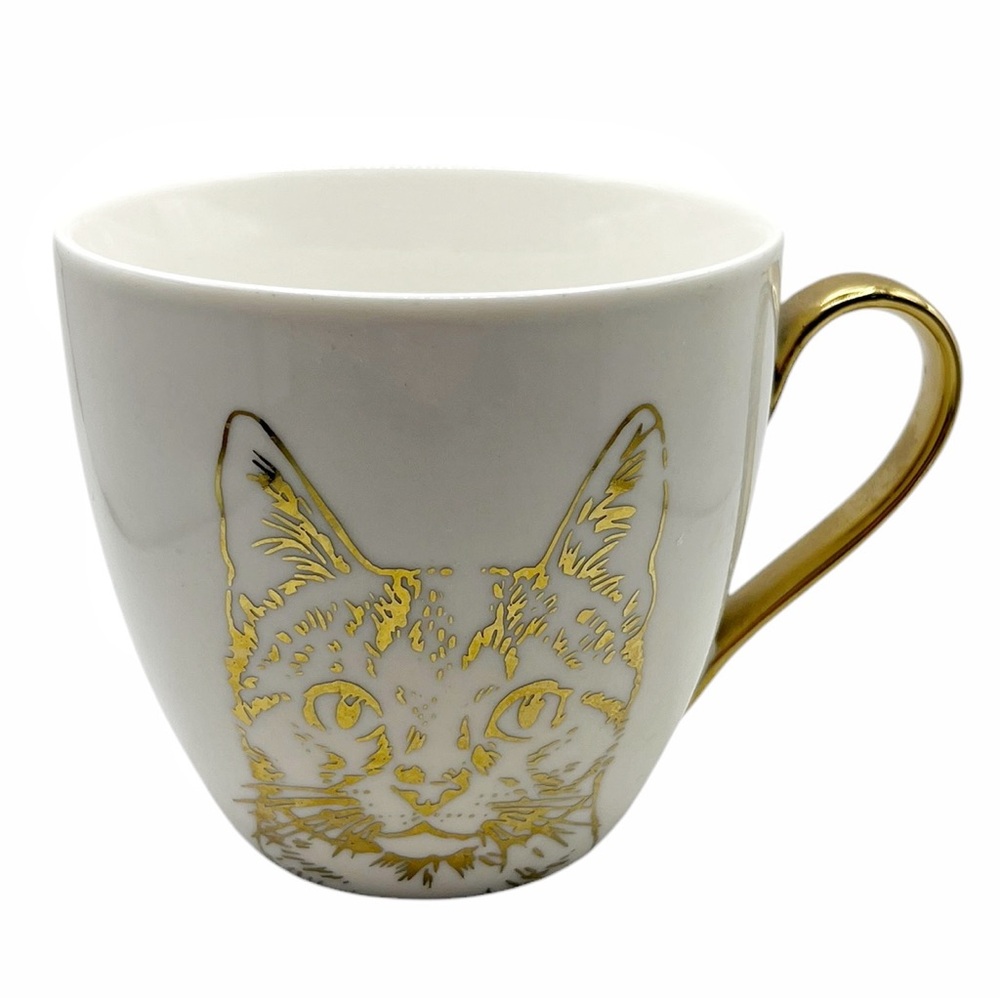 Cambridge Gold Cat Mug